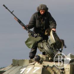 Танкісти вправно володіють зенітним кулеметом. ФОТОрепортаж Танкісти вправно володіють зенітним кулеметом. ФОТОрепортаж