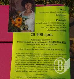 Благодійники виручили 961 гривню для Юлії Бондаренко (фото) Благодійники виручили 961 гривню для Юлії Бондаренко (фото)
