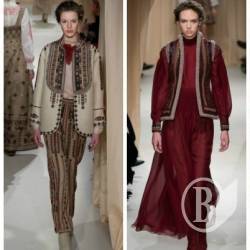 Valentino презентував у Парижі вишиванки та жупани Valentino презентував у Парижі вишиванки та жупани