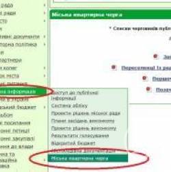 Черниговский горсовет обнародовал данные о квартирной очереди Черниговский горсовет обнародовал данные о квартирной очереди