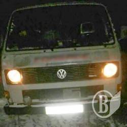 Браконьєри примудрилися запхати дуб у фургончик Volkswagen T3 Браконьєри примудрилися запхати дуб у фургончик Volkswagen T3