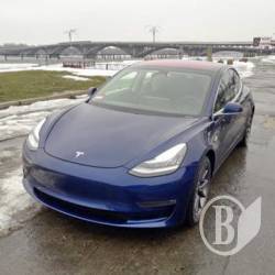 Tesla Model 3 випробували взимку на шляху Київ–Чернігів Tesla Model 3 випробували взимку на шляху Київ–Чернігів