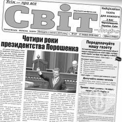 «Світ-інфо» – про президентство, радянську і російську пропаганду і таємниці вбивства Петлюри «Світ-інфо» – про президентство, радянську і російську пропаганду і таємниці вбивства Петлюри