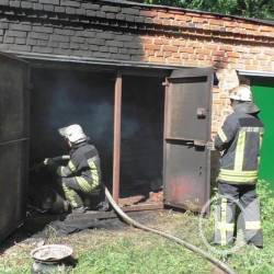 Ще один гараж загасили в Чернігові Ще один гараж загасили в Чернігові