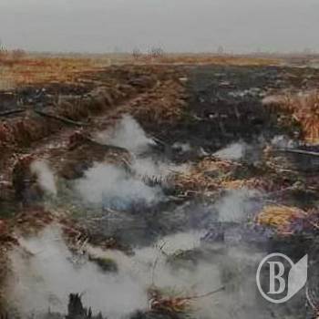 Як гасять масштабну пожежу торфовищ на Чернігівщині Як гасять масштабну пожежу торфовищ на Чернігівщині