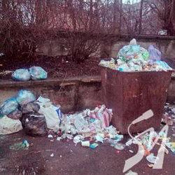 Територію 19 школи жахливо засмічено Територію 19 школи жахливо засмічено