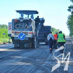 На Київській трасі розпочато поточний середній ремонт На Київській трасі розпочато поточний середній ремонт