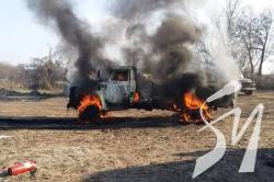В Прилуцькому районі горів бензовоз В Прилуцькому районі горів бензовоз