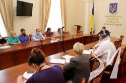 Голова Чернігівської ОДА зустрівся з колективом санаторію Пролісок Голова Чернігівської ОДА зустрівся з колективом санаторію Пролісок