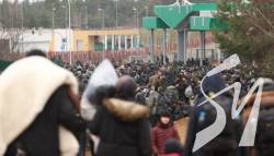 На кордоні з Білоруссю у сутичці з мігрантами поранений польський військовий На кордоні з Білоруссю у сутичці з мігрантами поранений польський військовий