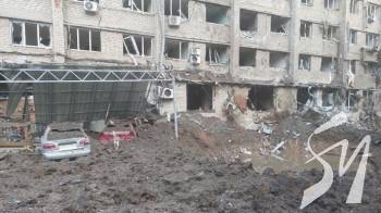 Росіяни вдарили ракетою по центру Краматорська Росіяни вдарили ракетою по центру Краматорська